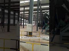 Disc pelletizer granulation production line
