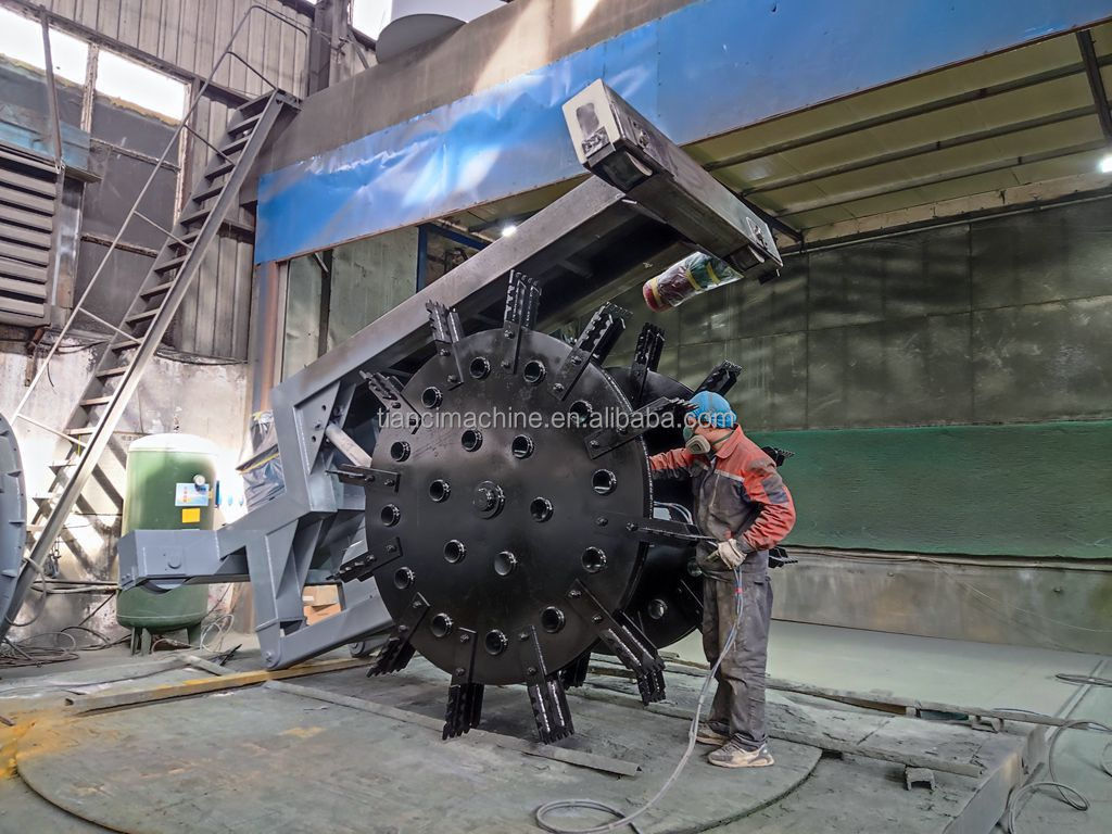1200-3000 мм Колесный тип Соевые остатки / Кукурузные стебли Компостирующая машина Тернер