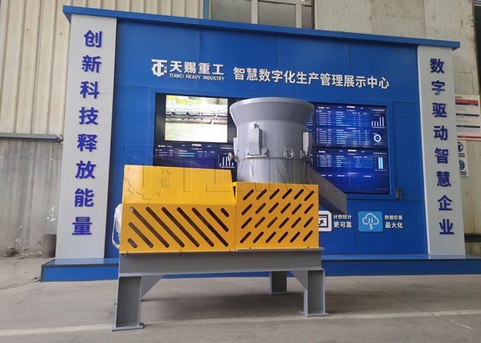 Линия производства гранул плоской формы Линия гранулирования плоской прессы для крупного производства