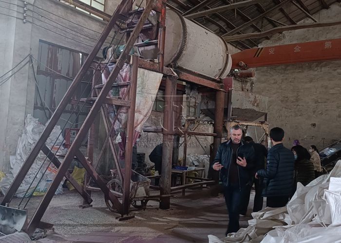 Производственная линия смешивания гранул серной кислоты для удобрений Производственная линия смесителей комбинированных удобрений