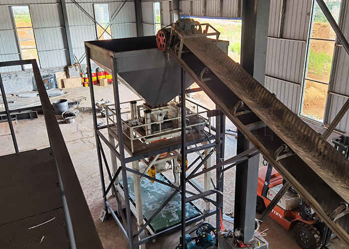 Линия производства гранулированных удобрений размером 2-10 мм с экструзионным гранулятором с двойным роликом