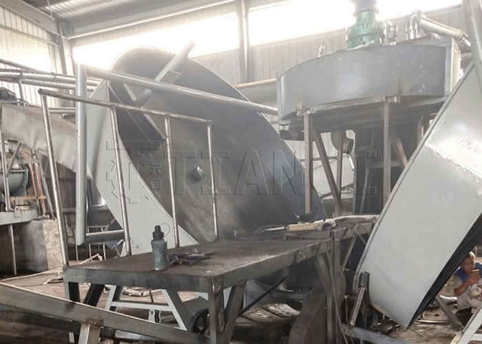 1-20T/H Животный навоз Органические удобрения Граниляционная линия Дисковый гранулятор для органических отходов
