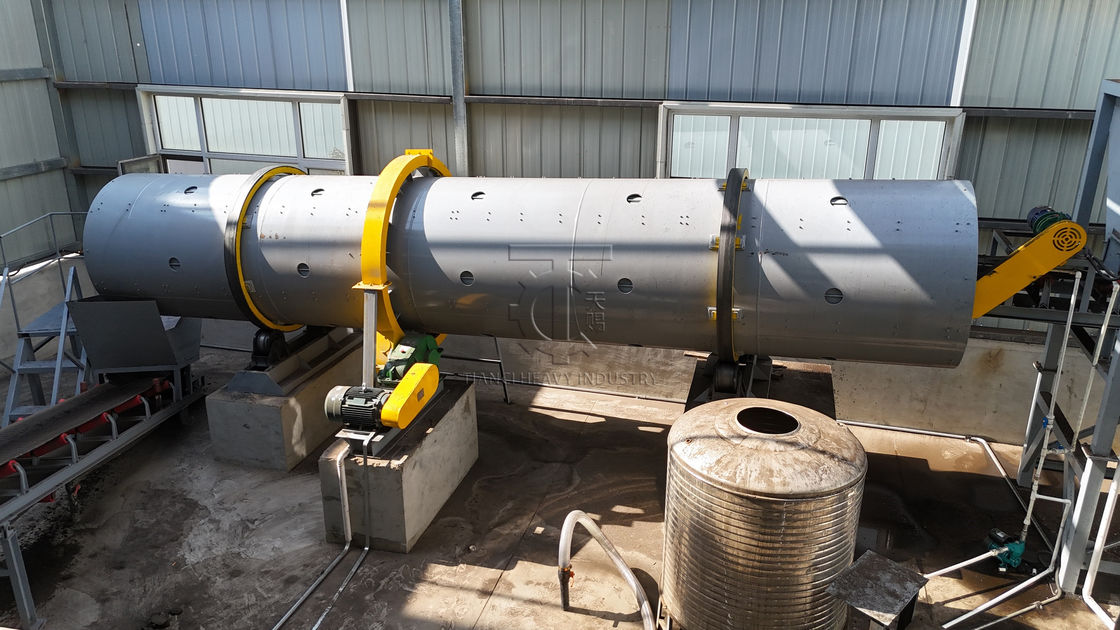 Линия производства барабанного гранулятора высокой производительности для гранул органических удобрений